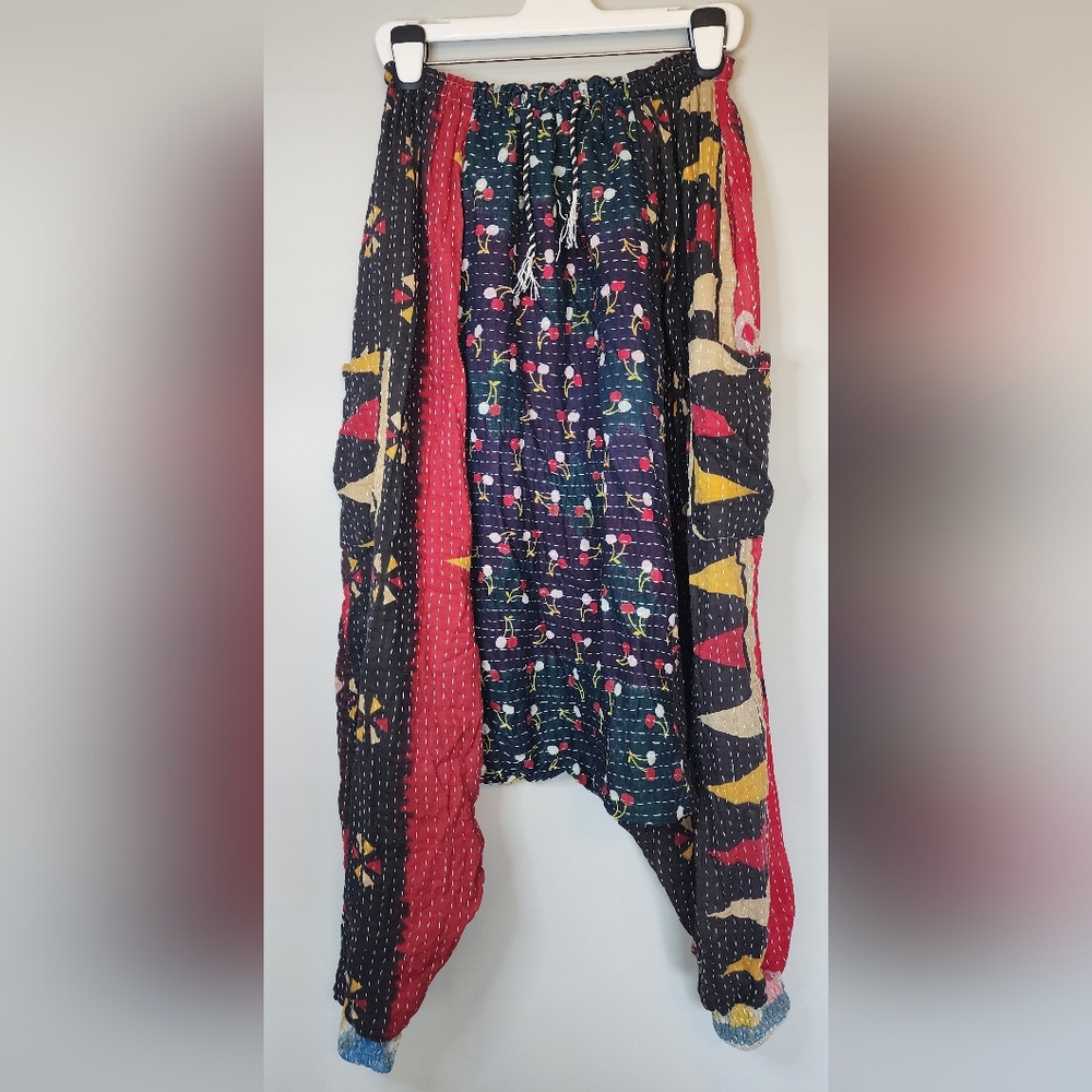 Kantha Bae Women’s Bohemian Black Harem Pants